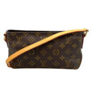 Louis Vuitton Trotter Brown Monogram Canvas Shoulder Bag